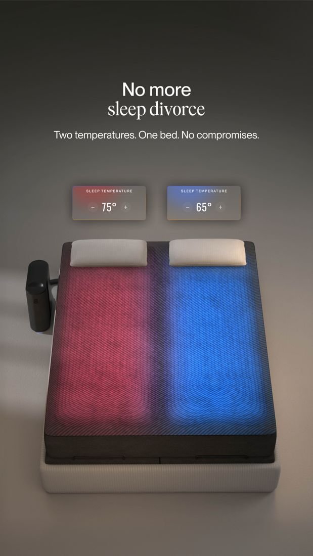 Eight Sleep static Meta ad: Couples conflict payoff