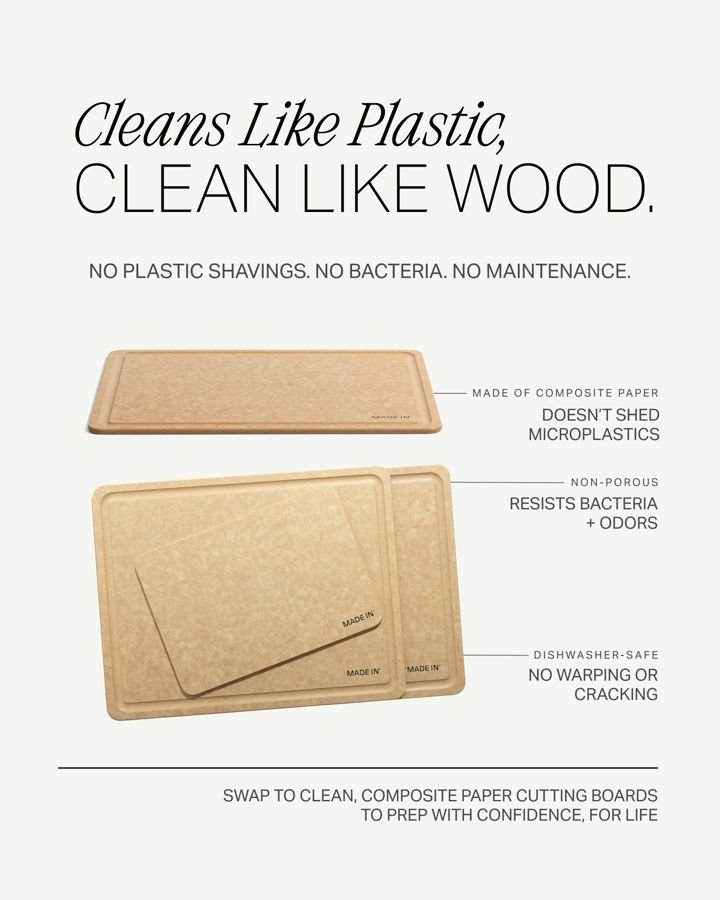 Made In static Meta ad: Us vs plastic + wood