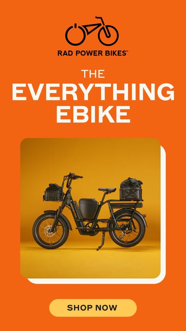 Rad Power Bikes static Meta ad: Use-case expansion