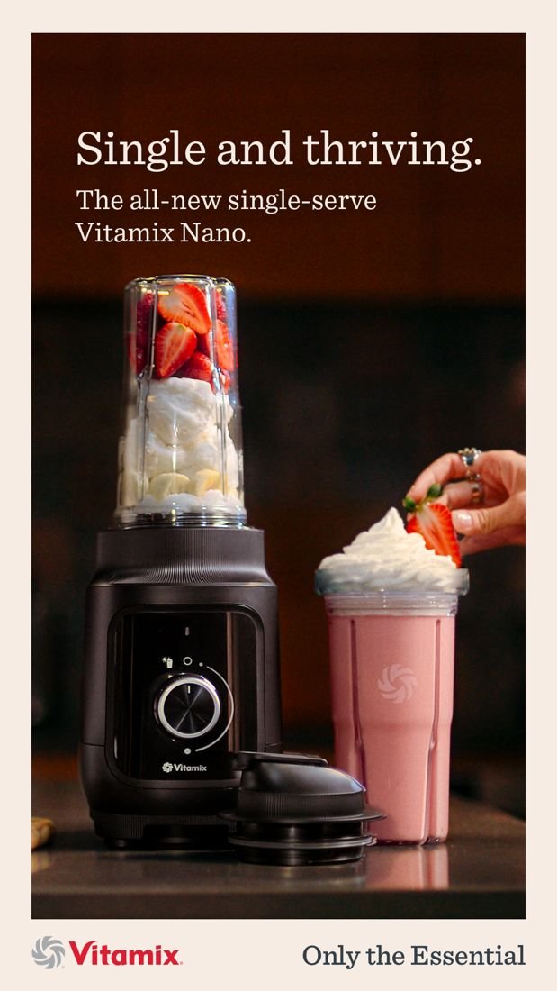 Vitamix static Meta ad: Single-serve positioning